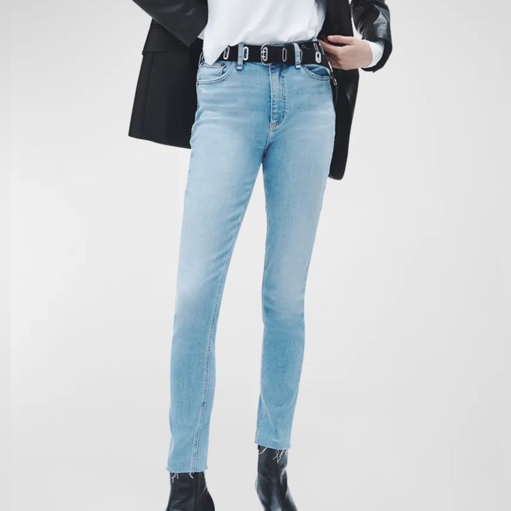 Rag and bone Nina high rise ankle skinny